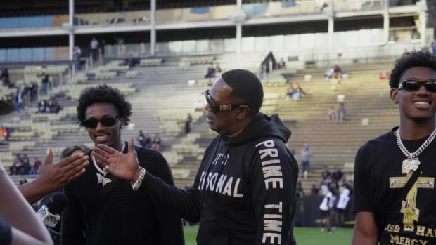 Master P with "It's Personal" Hoodie at Colorado